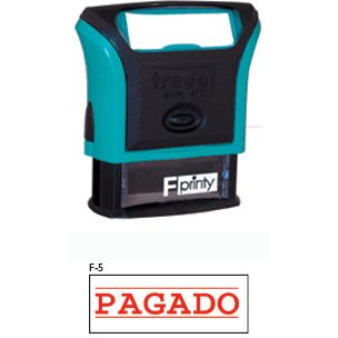 Sello automatico PRINTY con texto -PAGADO- Modelo F-5 TRODAT
