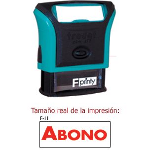 Sello automatico PRINTY con texto -ABONO- Modelo F-11 TRODAT