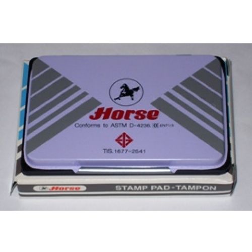 Imagen extra Tampon HORSE Nro.2 de 7x11cm para sellos y cuños manuales. Negro