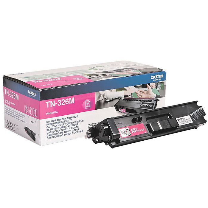 Brother TN326M Magenta Toner Original ALTA CAPACIDAD TN-326M 