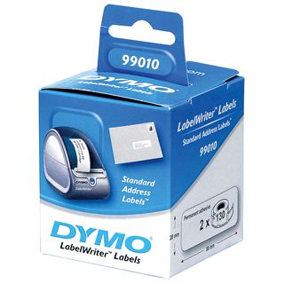 Imagen extra Etiquetas DYMO 99010 de 89x28mm, 2 Rollos de 130 Etiquetas. Ref.S0722370