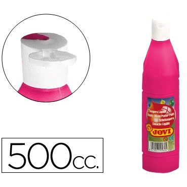 Tempera liquida magenta Jovi. Botella 500ml