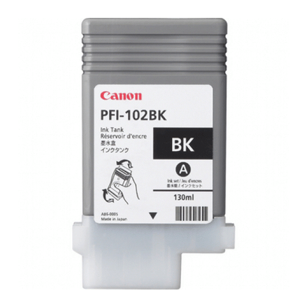 Canon PFI-102BK Negro Original 0895B001 PFI102BK Plotter