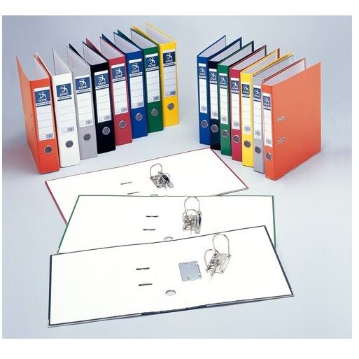 Imagen extra Archivador FOLIO, lomo Estrecho, con ollao, rado, tarjetero y compresor. Rosa