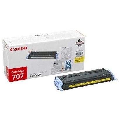 Canon 707Y Original Amarillo Toner CRG-707Y 9421A004 LBP5000 LBP5100