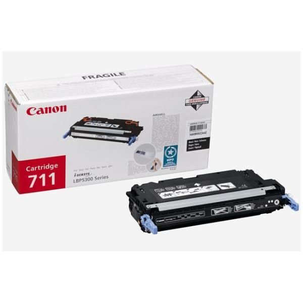 Canon 711BK Original Negro Toner CRG711BK 1660B002 CRG-711BK LBP5300 LBP5360 MF9280