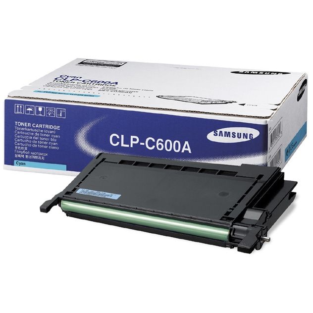 Samsung CLP-C600A Original Cyan Toner CLP-600C CLP-650C