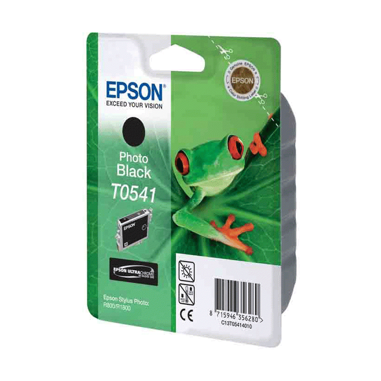 Epson T0541 Fotografico Negro Original STYLUS PHOTO R800 R1800 C13T05414020