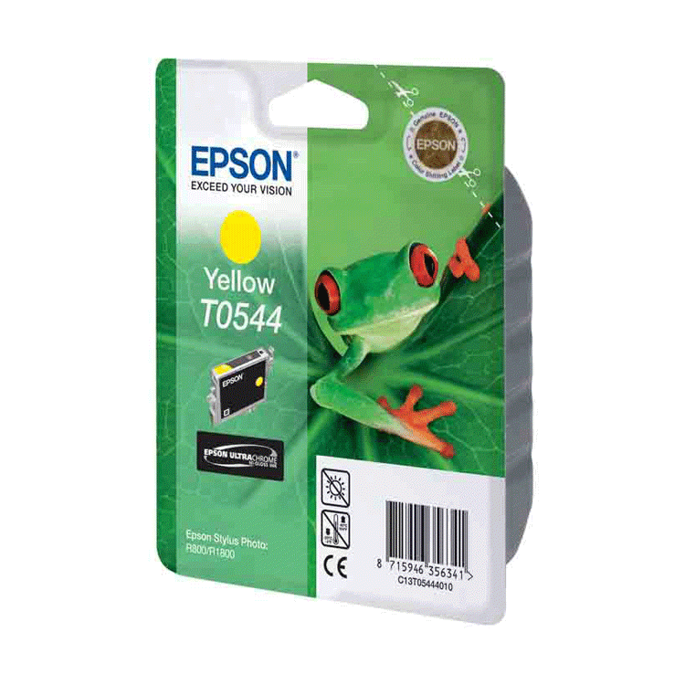 Epson T0544 Amarillo Original STYLUS PHOTO R800 R1800 C13T05444020