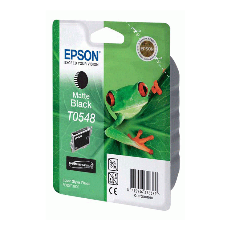 Epson T0548 Negro Mate Original STYLUS PHOTO R800 R1800 C13T05484020
