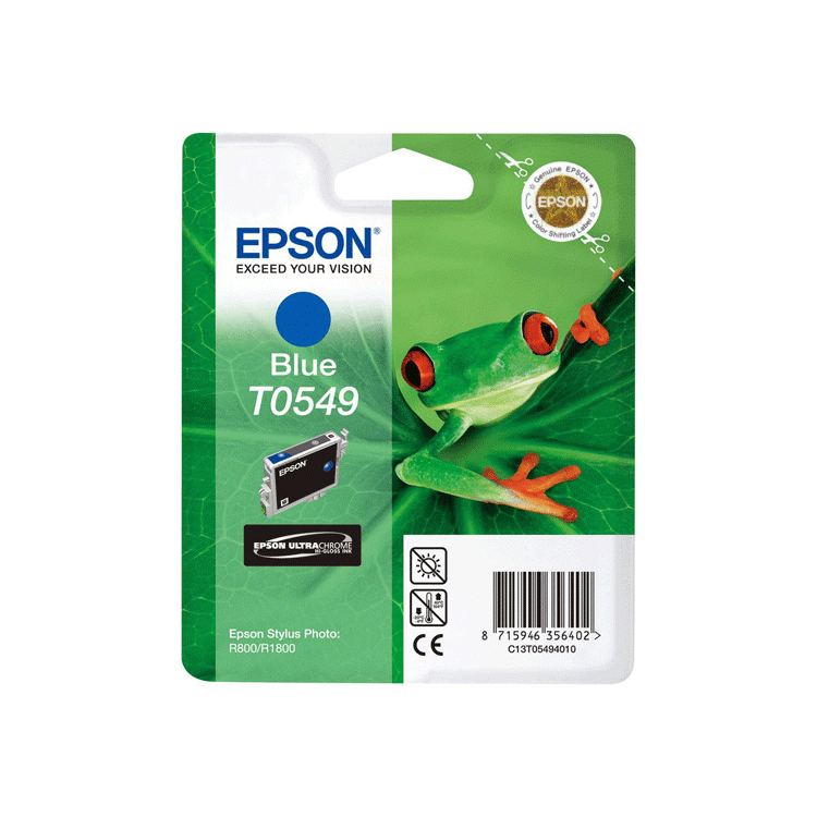 Epson T0549 Azul Original STYLUS PHOTO R800 R1800 C13T05494020
