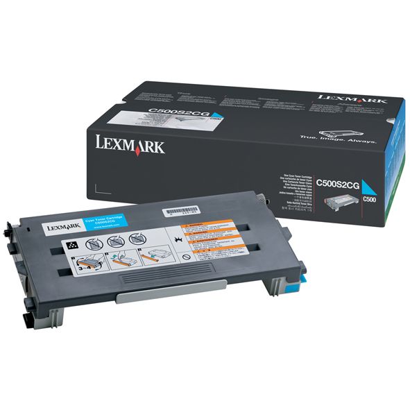 Lexmark C500 X500 X502 Original Cyan Toner C500S2CG