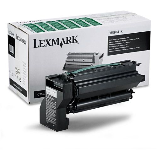 Lexmark C752 C760 C762 Original Negro Toner 15G041K