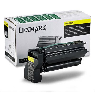 Lexmark C752 C760 C762 Original Amarillo Toner 15G042Y
